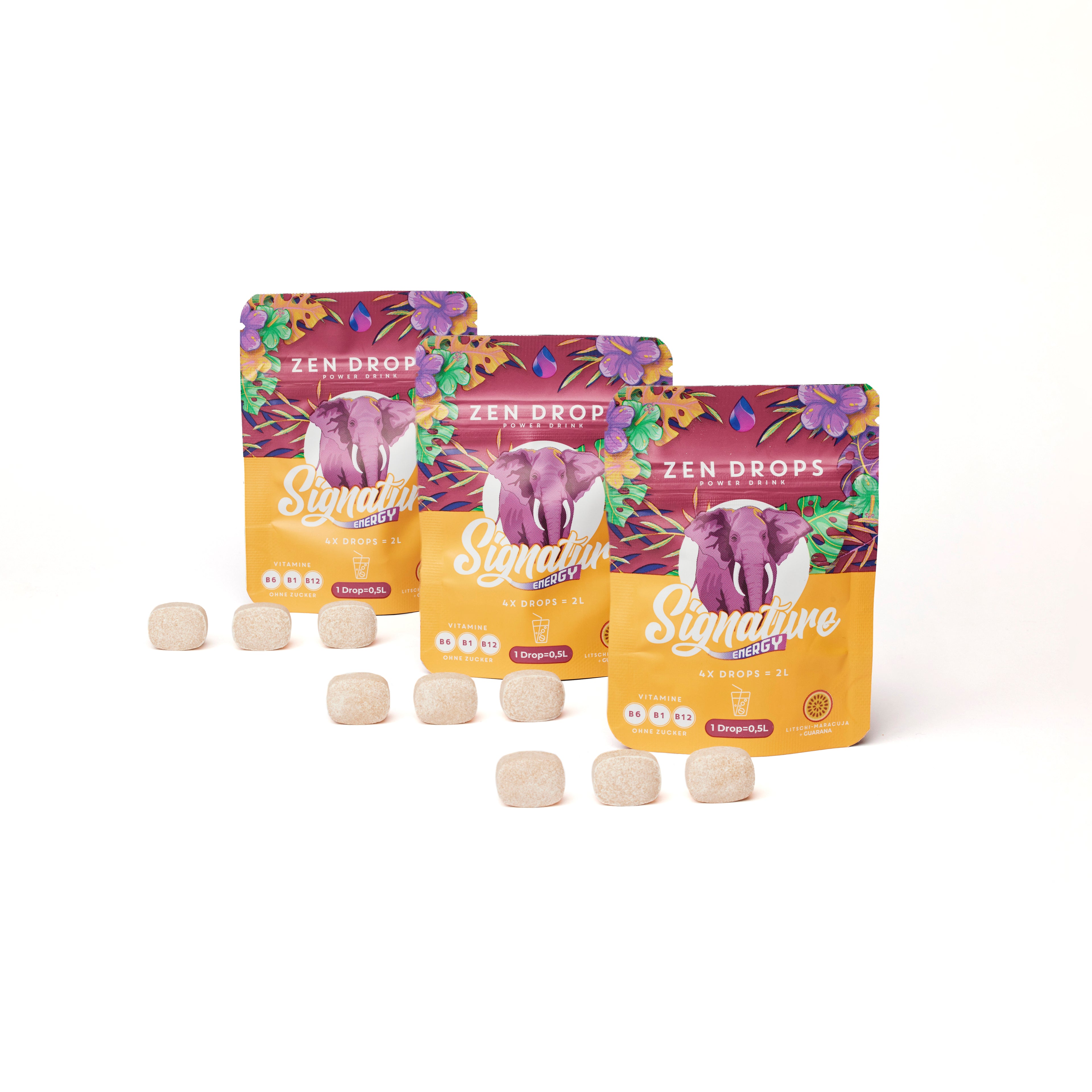 Litchi/Maracuja – 24 Drops ≈ 12L Drink